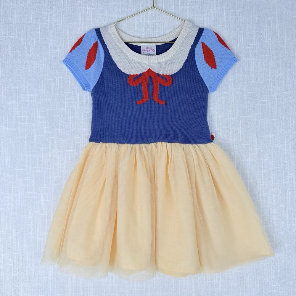 Disney Princess Snow White Sweater And Tutu Dress Size 4T